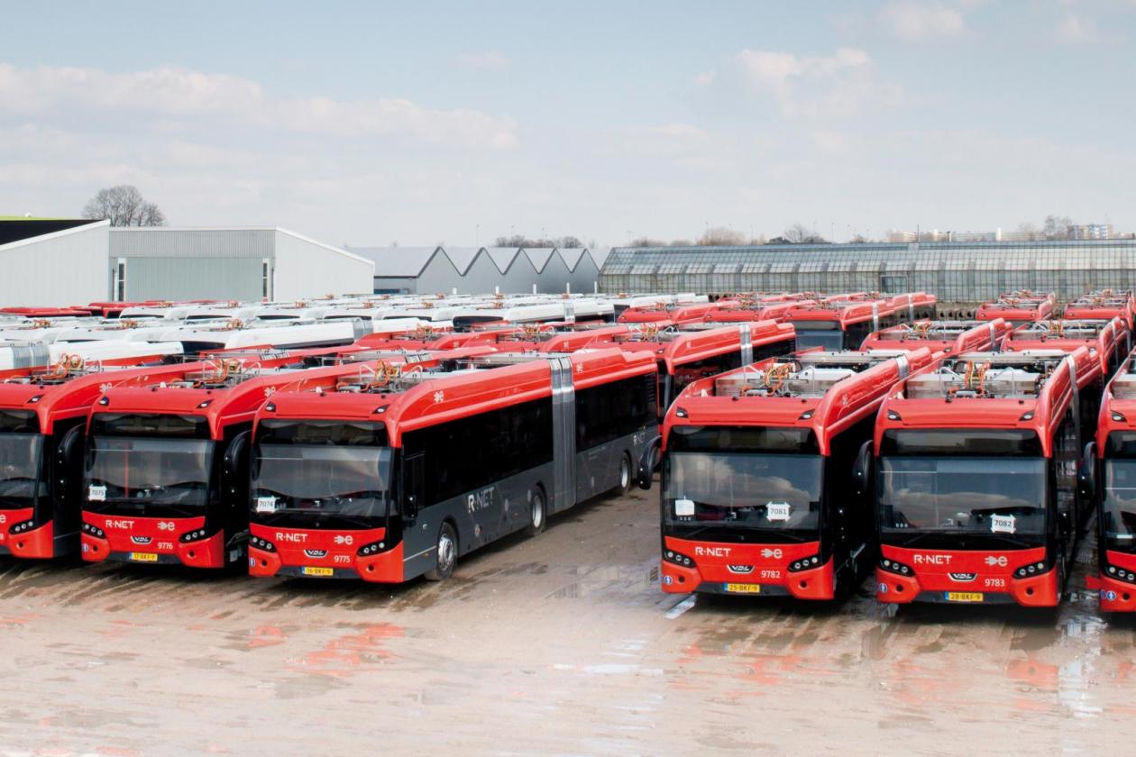 Europe's largest electric bus fleet in operation